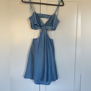 Cotton Candy LA  Blue Backless Dress